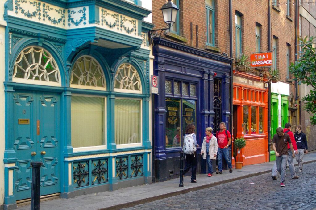 Najciekawsze atrakcje w Dublinie — Temple Bar