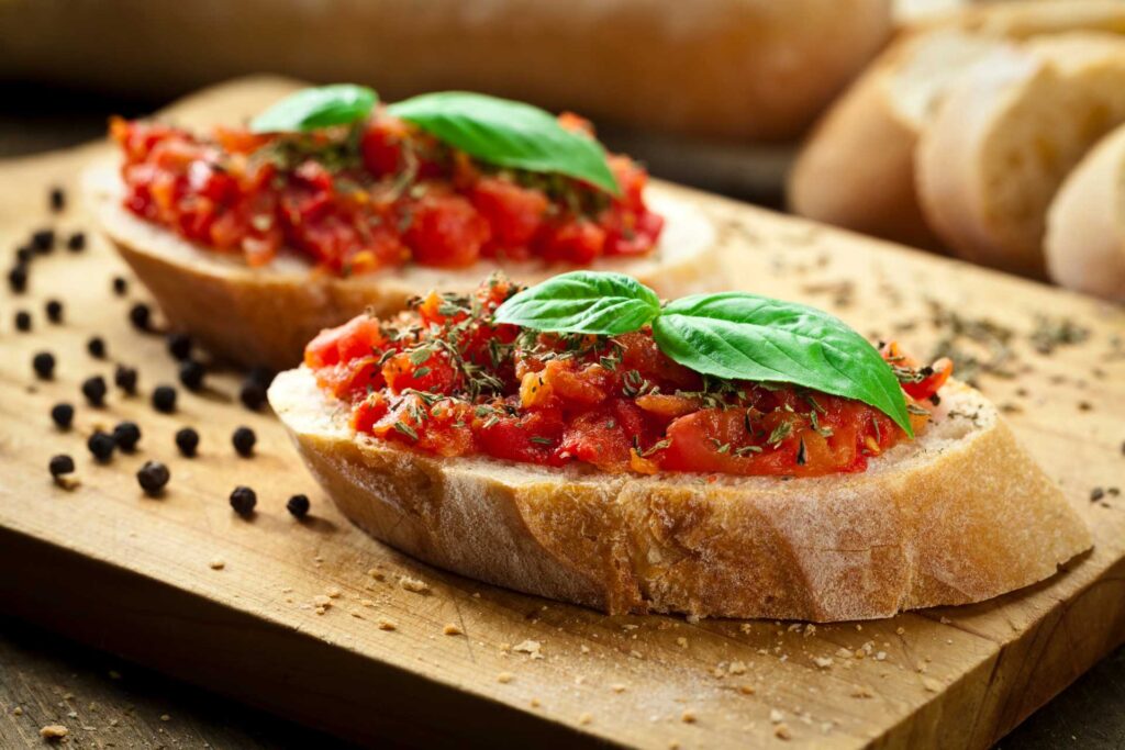 Co zjeść we Włoszech — Bruschetta