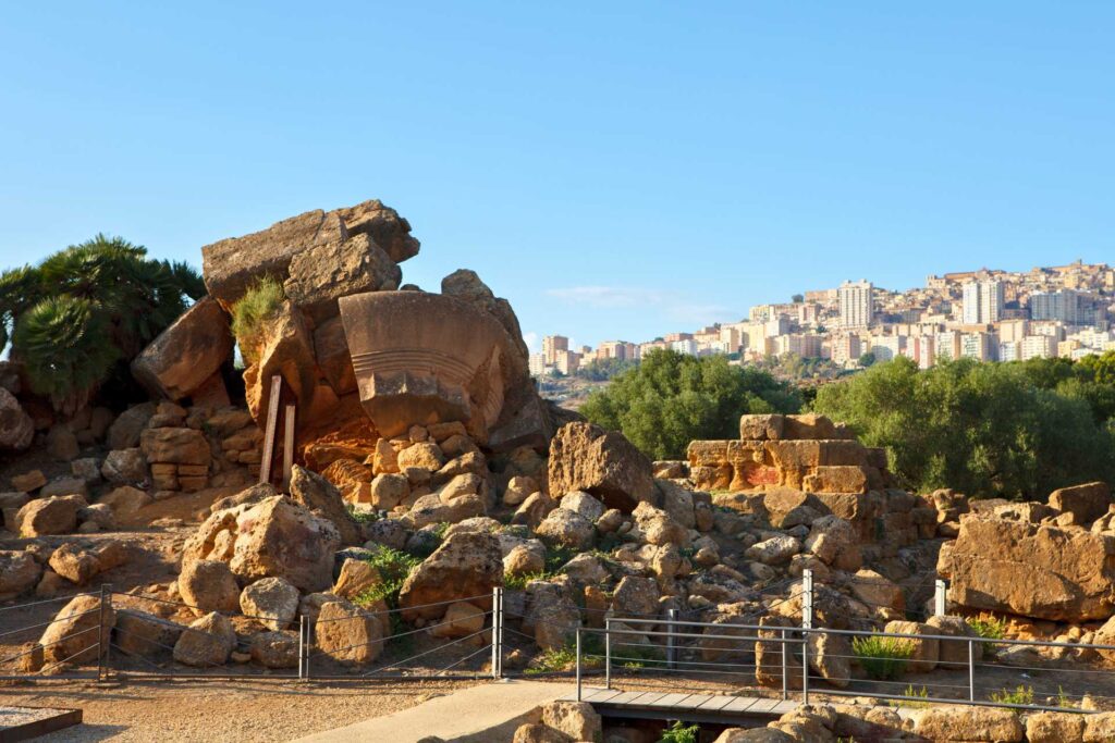 Co zobaczyć w Agrigento — Świątynia Zeusa Olimpijskiego