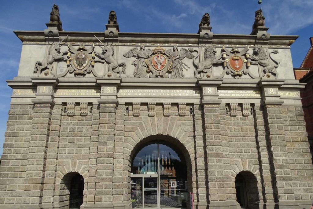 gdańsk brama wyżynna główne miasto