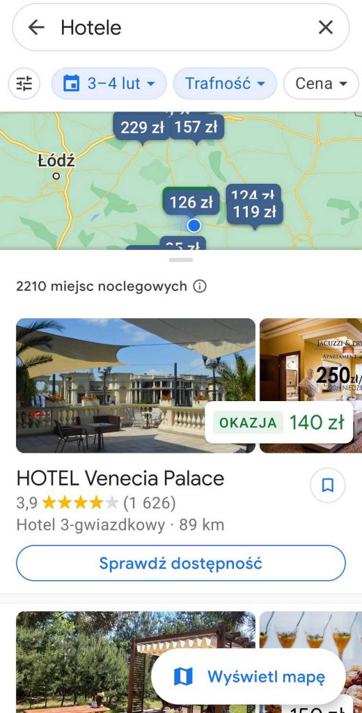 aplikacje dla podróżników - mapy google