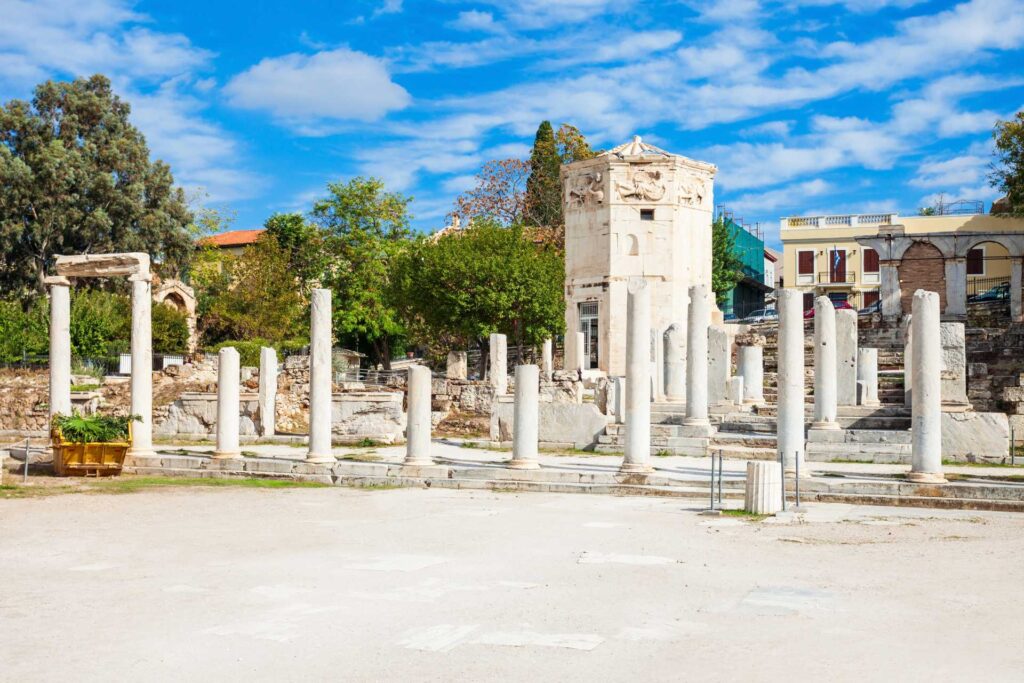 Najciekawsze atrakcje w Atenach — Agora Rzymska i Wieża Wiatrów