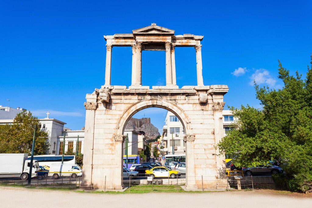 Najciekawsze atrakcje w Atenach — Łuk Hadriana