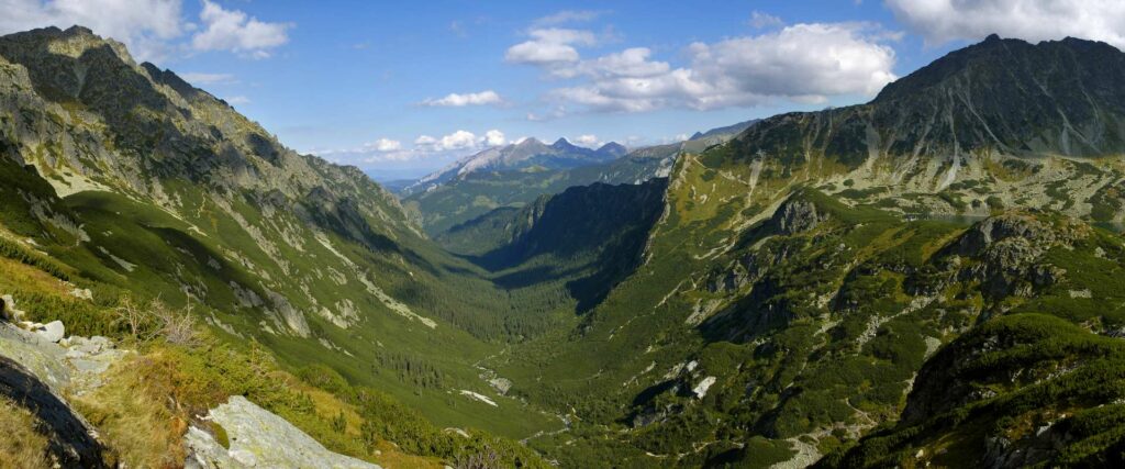 panorama tatr dolina roztoki