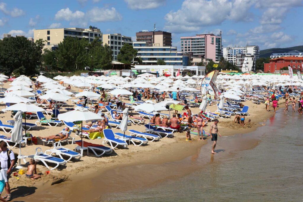 plaża w słonecznym brzegu