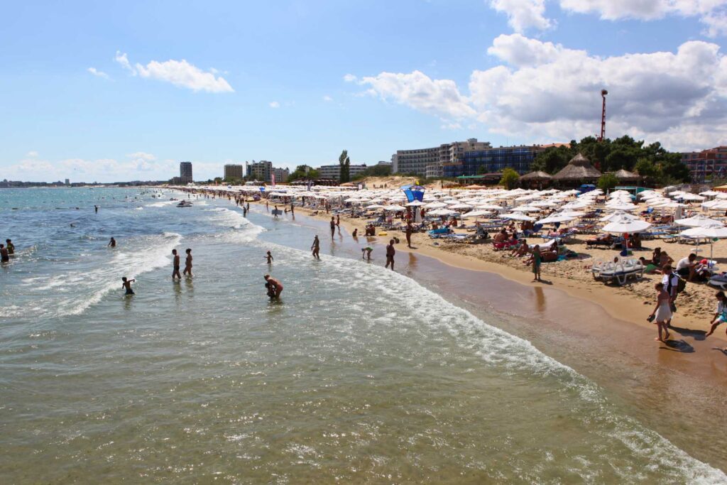 plaża w słonecznym brzegu