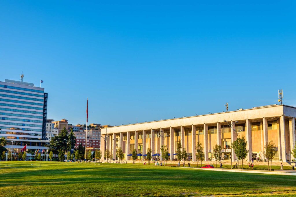 Pałac Kultury przy Placu Skanderbega