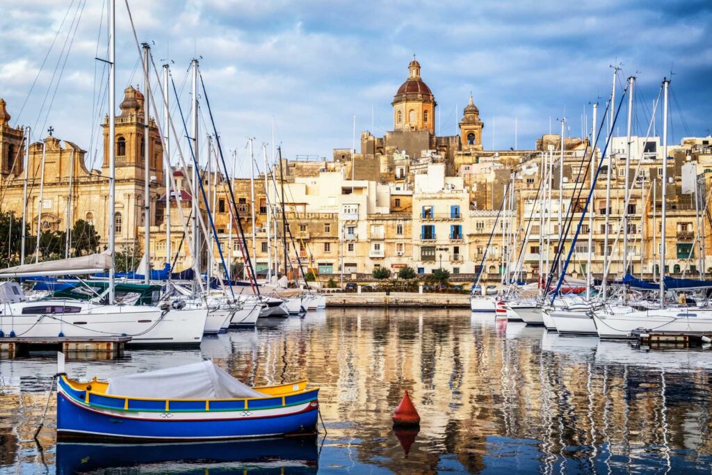 Wakacje we wrześniu 2023 roku na Malcie — Port w Valetcie